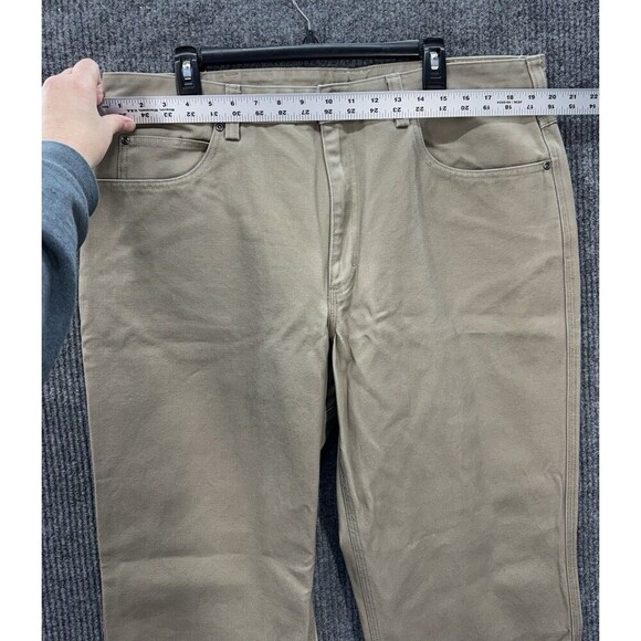 Duluth Heavyweight Fire Hose Pants Men’s 40x30 Tan Beige 5 Pocket Relaxed 86125 - Picture 5 of 9